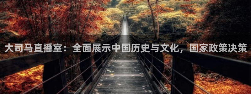 绿茵体育直播：大司马直播室：全面展示中国历史与文化，国家政策决策